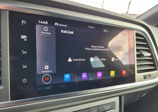 Seat Ateca cena 142900 przebieg: 33000, rok produkcji 2022 z Nieszawa małe 326